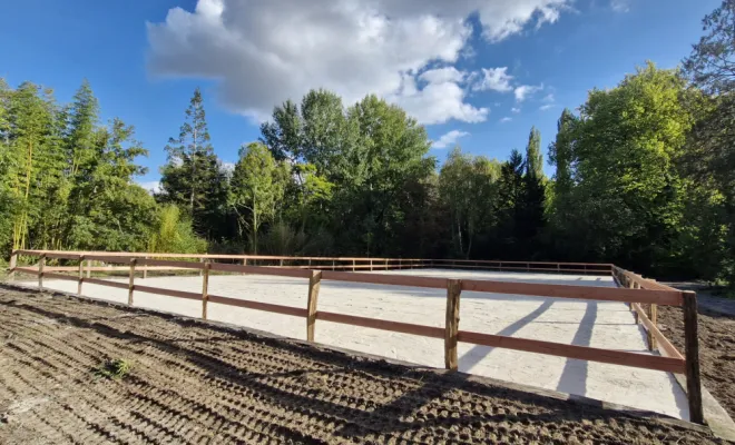 Création d'une carrière à cheval , Soissons, SANTOS Rénovation