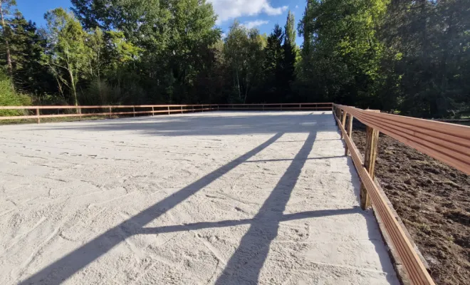 Création d'une carrière à cheval , Soissons, SANTOS Rénovation